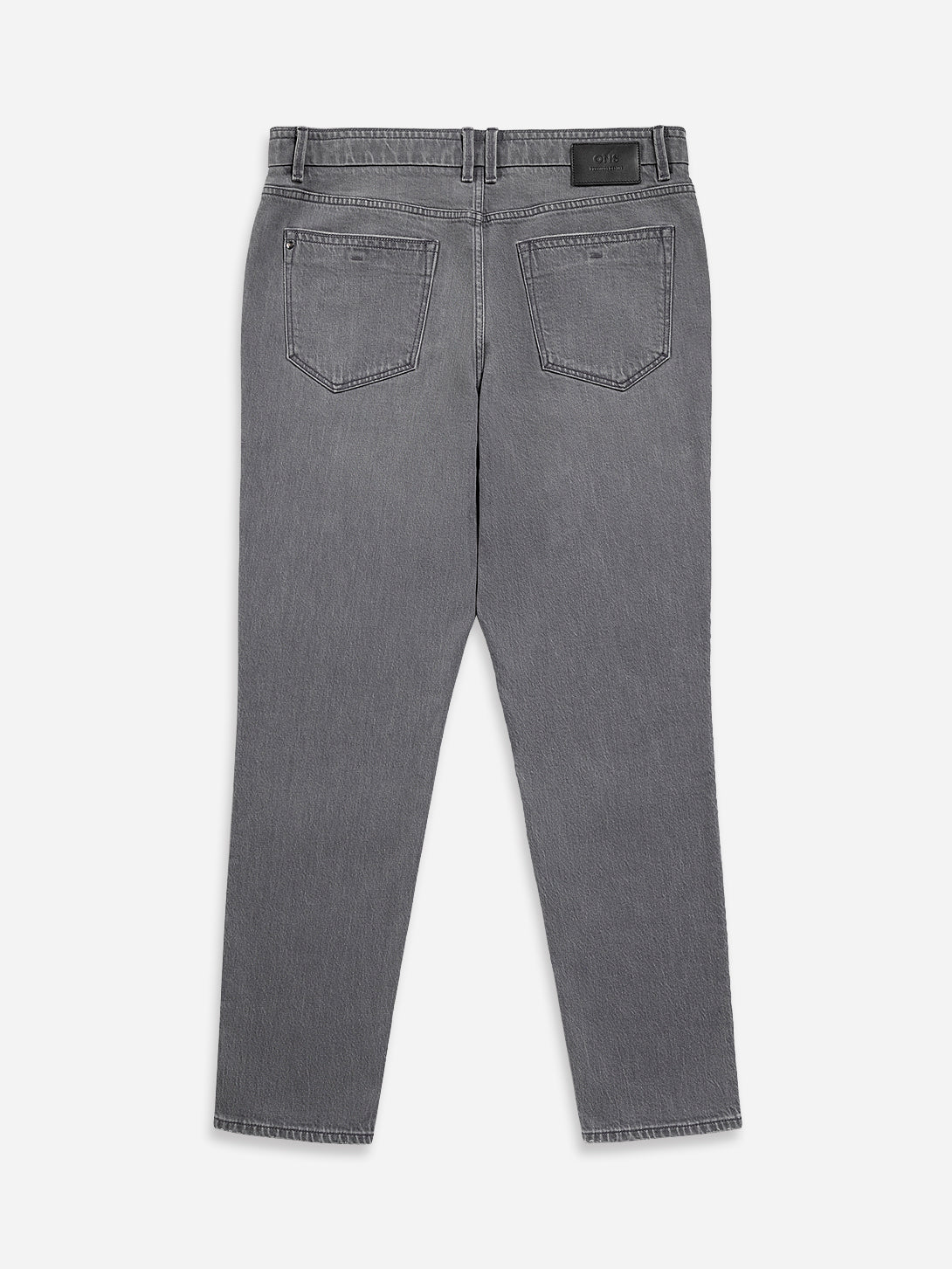 Lt Grey Houstons Tapered Jeans Mens Tapered Fit Light Grey Denim Wash Jeans Mens Straight Fit Denim Jeans 