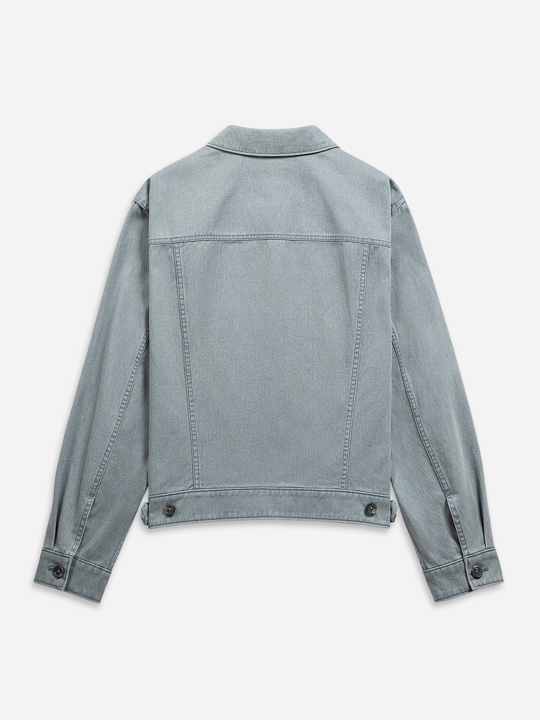 Steel Blue Elliot Washed Trucker Jacket Mens Light Wash Trucker Jacket Button Closure Collared Mens Denim 