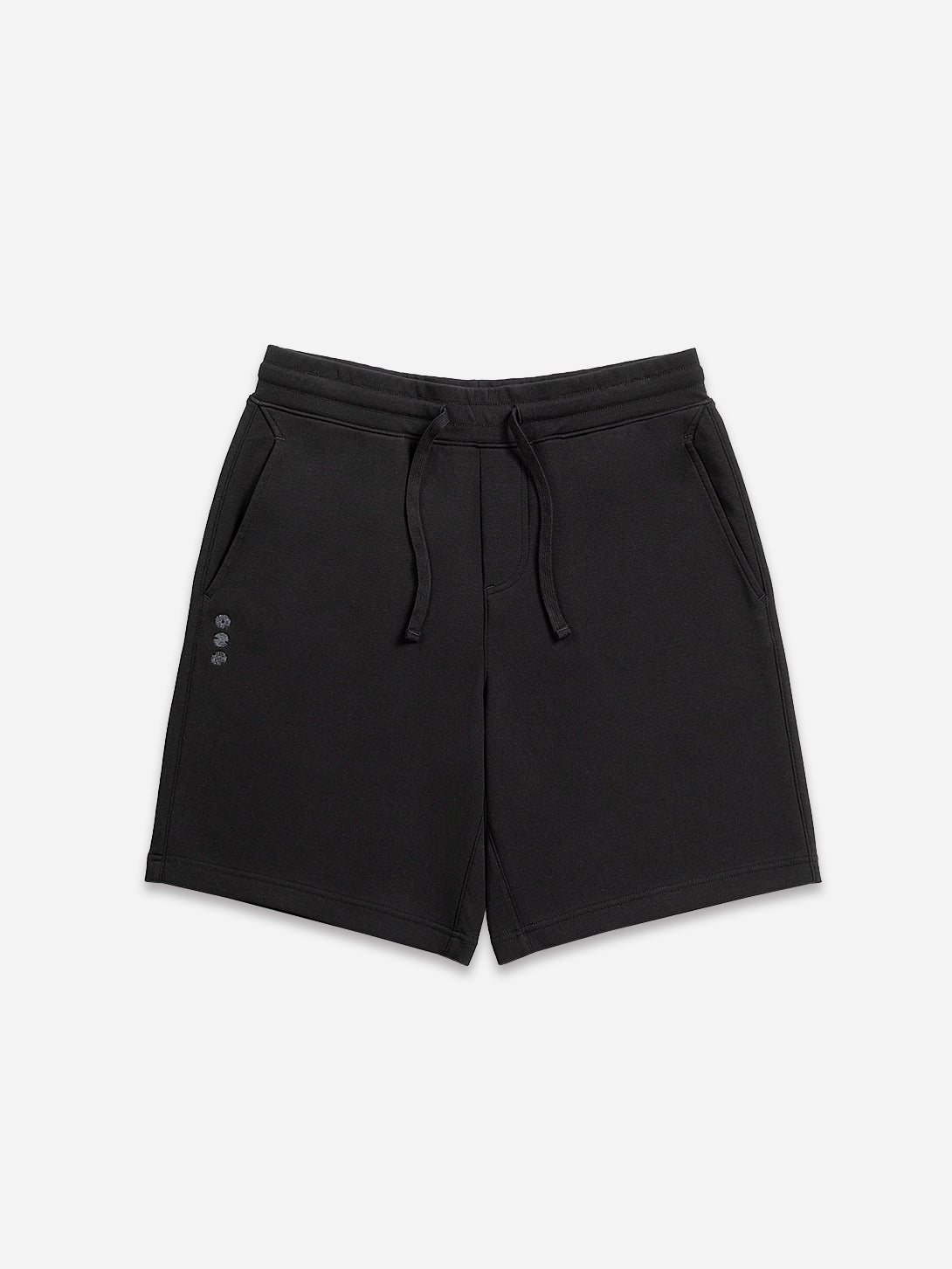 Black Bklyn Scuba Shorts Mens Comfort Drawstring Soft Shorts Loungewear 