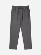 Forged Iron Ward Washed Linen Trousers Mens Linen Drawstring Pants Summer Pants 