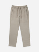 Lt Beige Ward Washed Linen Trousers Mens Linen Drawstring Pants Summer Pants 