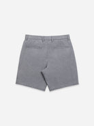Steel Blue Modern Ramie Cotton Shorts Mens Pleated Blue Chino Shorts 