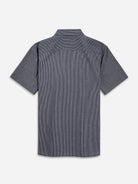Navy/Bright White Stripe Arik Pencil Stripe Shirt Mens Button Up Short Sleeve Striped Woven Shirt ONS Clothing 