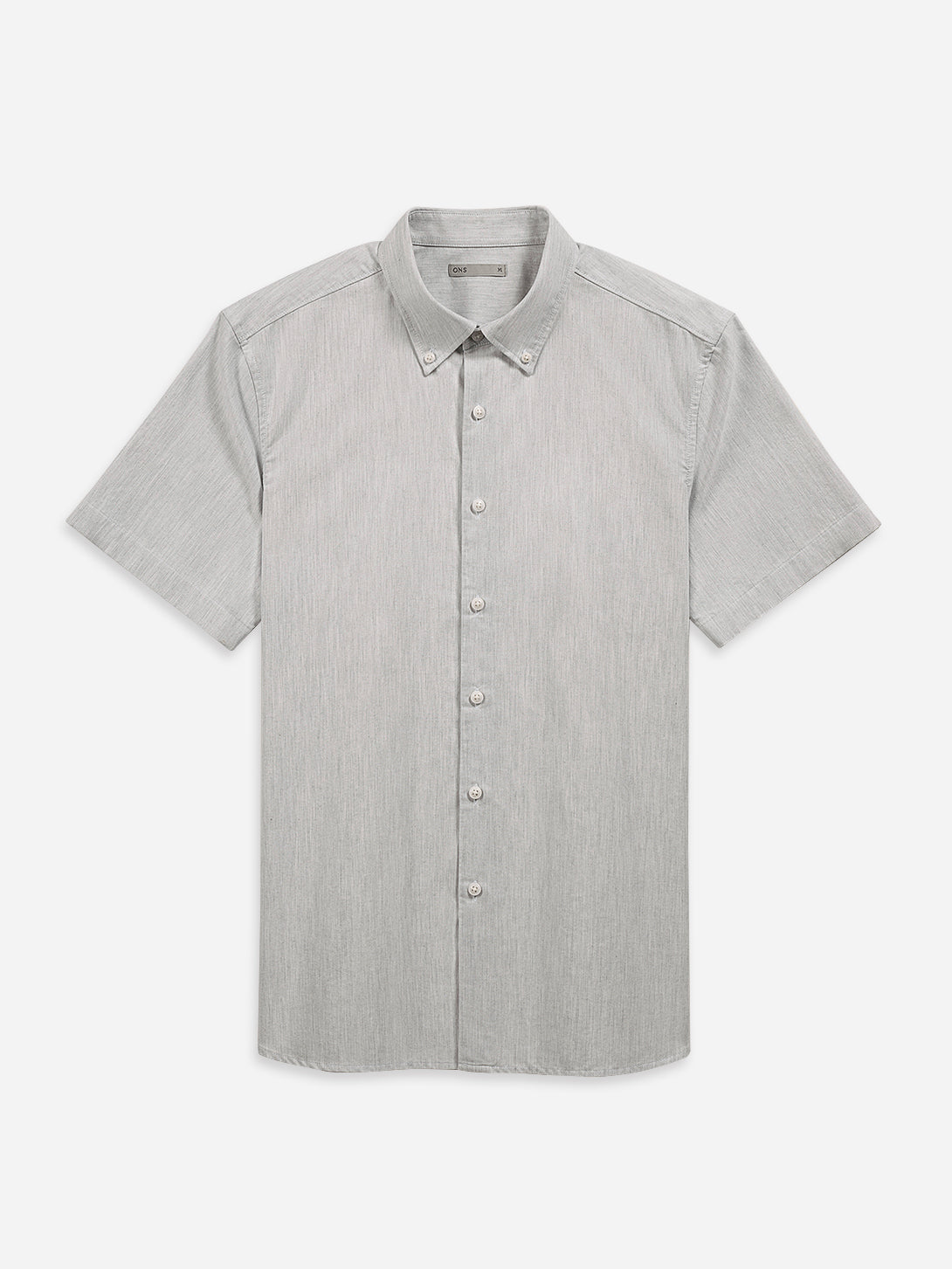 Lt Grey Heather Fulton Heather SS Shirt
Mens Button Down Short Sleeve Shirt Woven ONS Clothing 