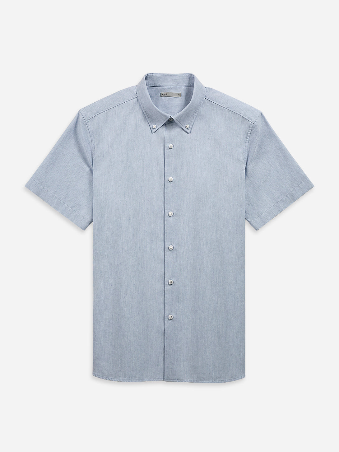 Lt Blue Heather Fulton Heather SS Shirt
Mens Button Down Short Sleeve Shirt Woven ONS Clothing 