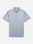 Lt Blue Heather Fulton Heather SS Shirt
Mens Button Down Short Sleeve Shirt Woven ONS Clothing 