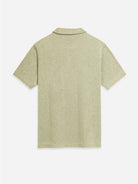 Olive Heather Colby Towel Polo Mens Summer Open Collar Polo Shirt Moisture Wicking Polo