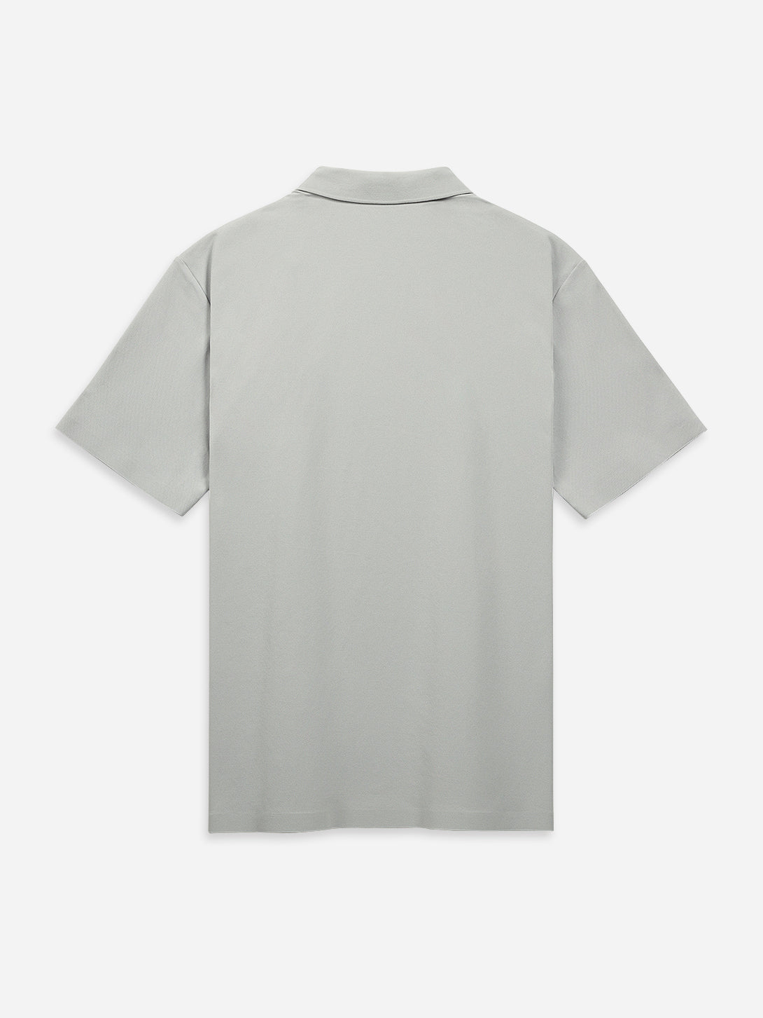 Lt Grey Bennett Motion Polo Mens Collared Polo Shirt Polyester Stretch ONS Clothing 