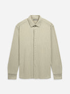 Lt Stone Darcy Ribbed Knit Shirt Mens Knitted Button Up Dress Shirt Mens Casual Long Sleeve Shirt Point Collar