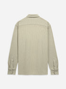 Lt Stone Darcy Ribbed Knit Shirt Mens Knitted Button Up Dress Shirt Mens Casual Long Sleeve Shirt Point Collar