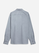 Dk Blue Heather Fulton Heather Oxford Shirt Mens Oxford Dress Shirt Button Down Collar Woven Shirt 