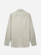 Lt Olive/White Stripe Arik Stripe Shirt Mens Button Up Woven Shirt Point Collar Work Shirt 