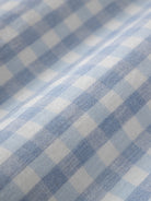 swatch Bright White/Blue Check