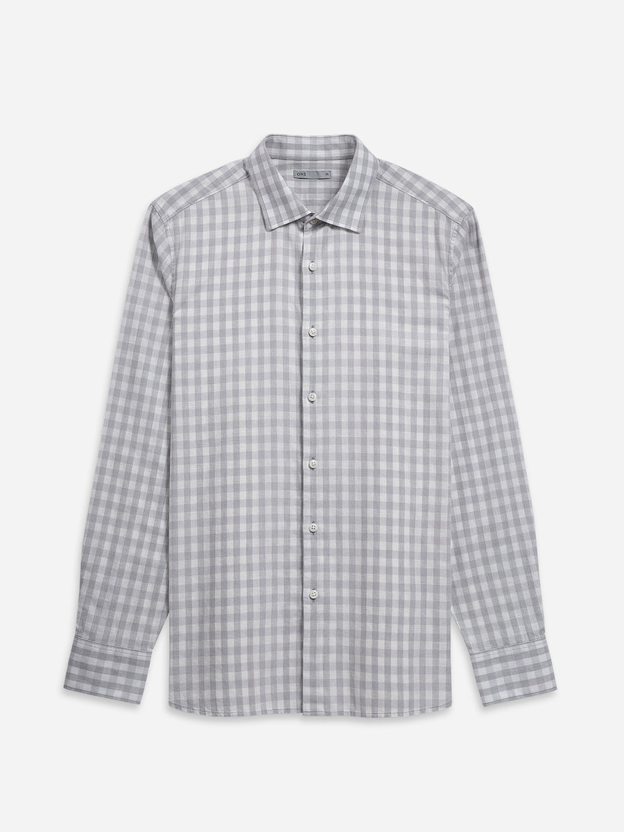 Adrian Gingham Check Shirt – ONS Clothing