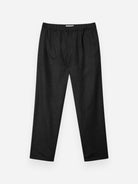 Dark Grey Mel Sabertil Trousers Mens Pleated Pants Samsoe Samsoe 