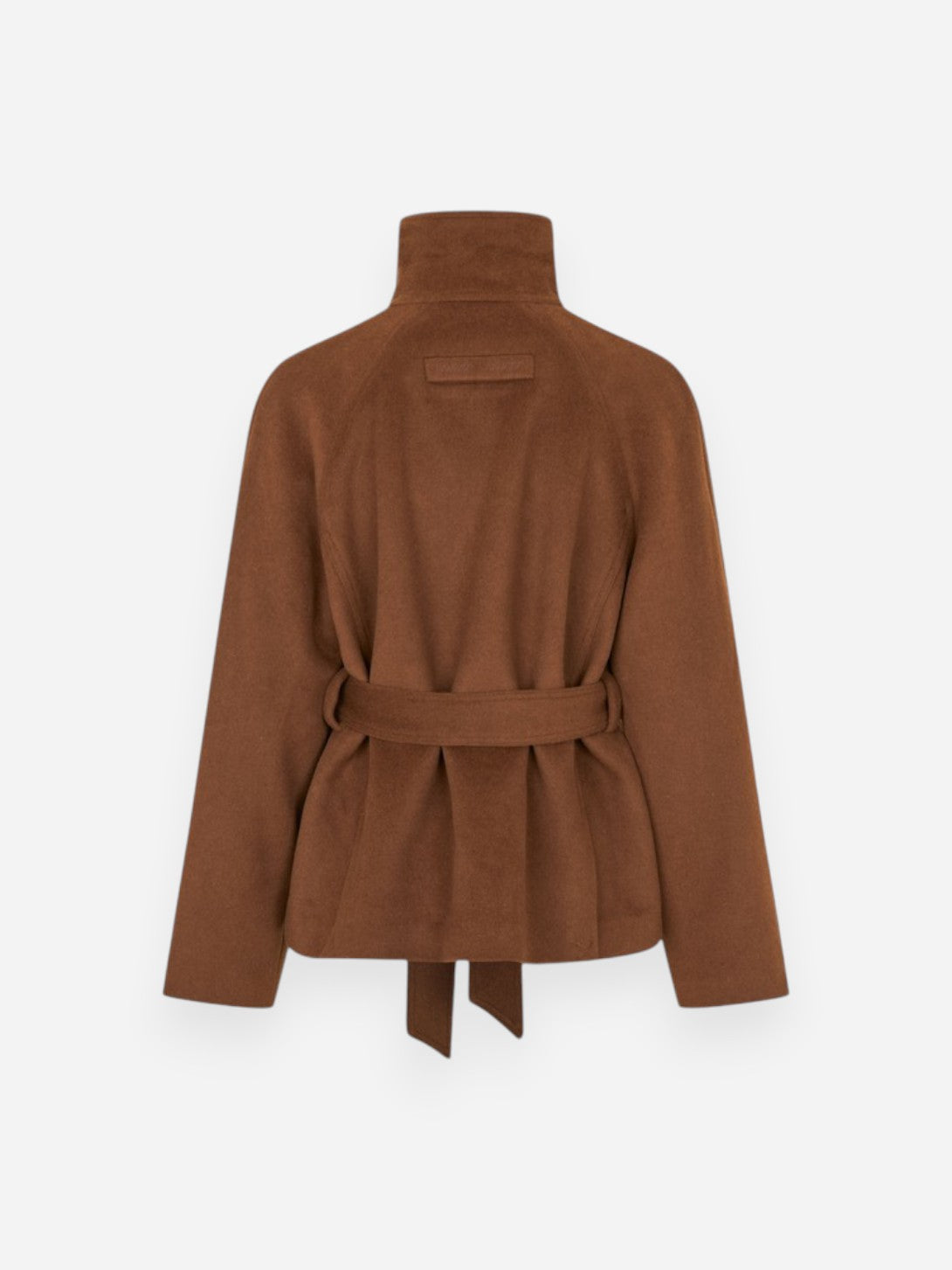 Potting Soil Sagia Jacket Womens Wool Heavy Coat Samsoe Samsoe 