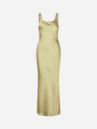 Sage Green Sunna Dress Womens Satin Dress Samsoe Samsoe 