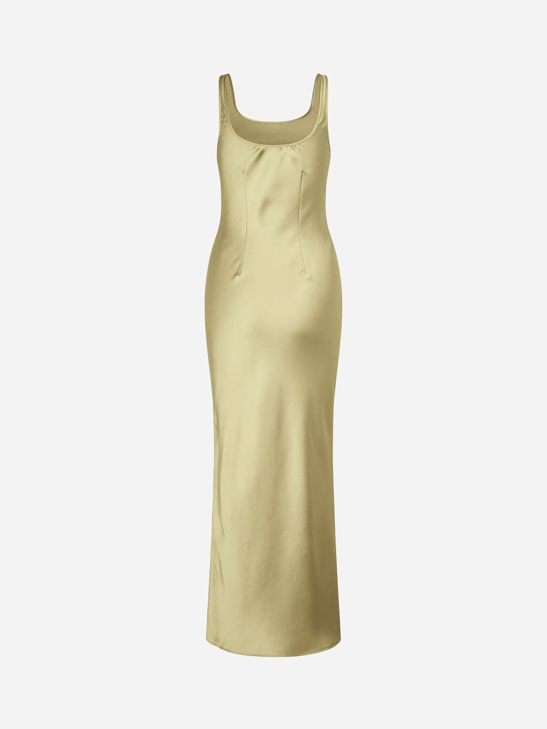 Sage Green Sunna Dress Womens Satin Dress Samsoe Samsoe 