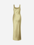 Sage Green Sunna Dress Womens Satin Dress Samsoe Samsoe 