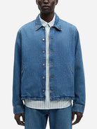 Fluid Denim Sarobin D Jacket Mens Lightweight Denim Jacket Samsoe Samsoe 