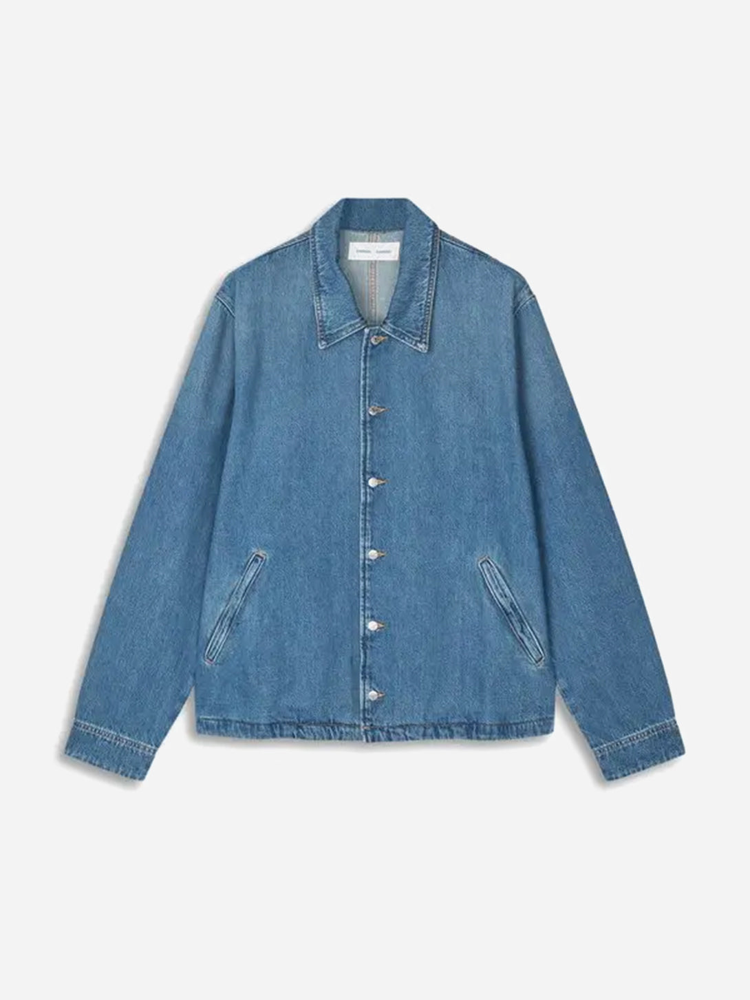 Fluid Denim Sarobin D Jacket Mens Lightweight Denim Jacket Samsoe Samsoe 