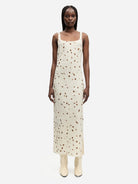 Stray Dott Sasunny Dress Womens Long Dress Linen Dress Samsoe Samsoe Clothing 