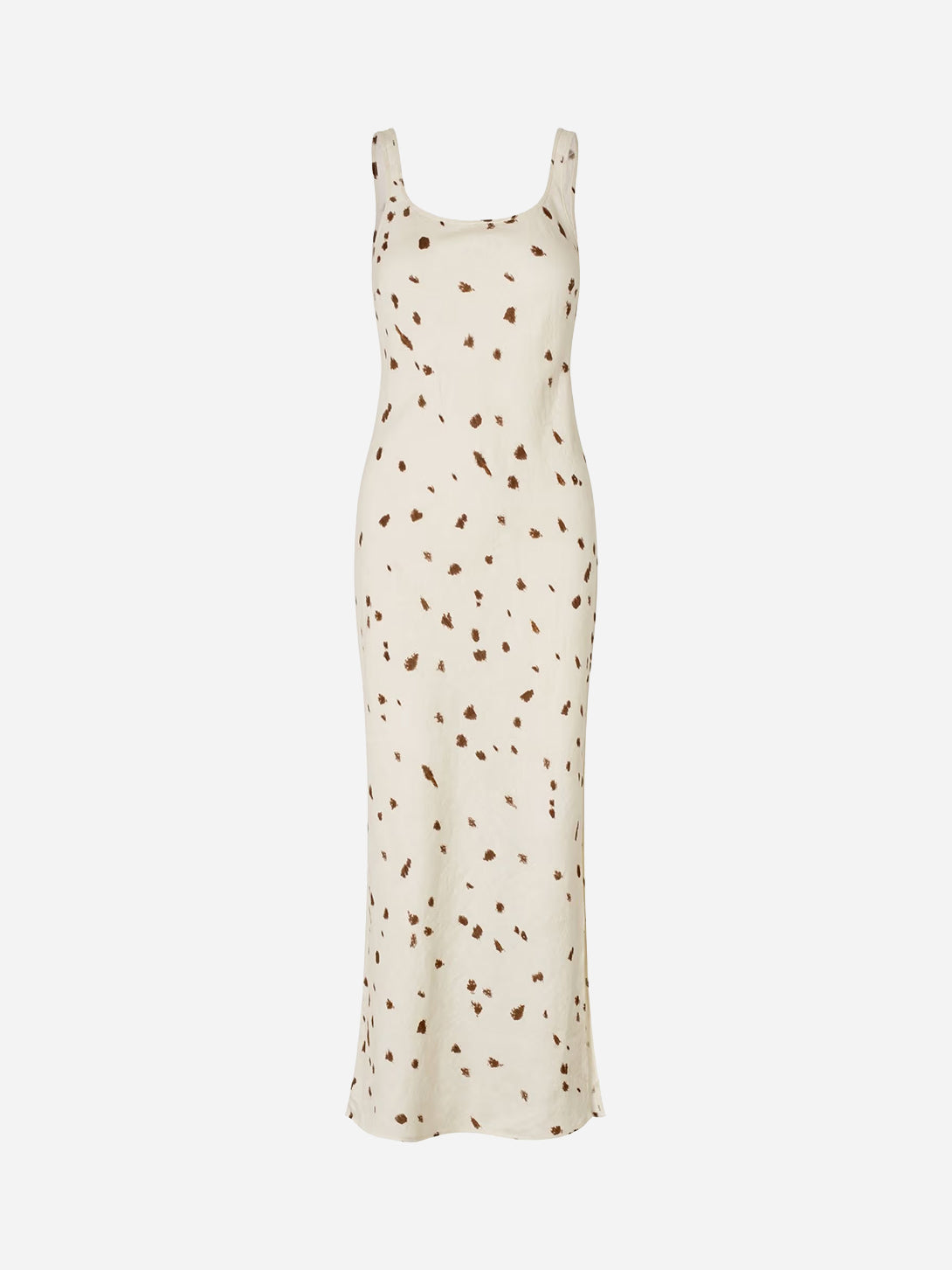 Stray Dott Sasunny Dress Womens Long Dress Linen Dress Samsoe Samsoe Clothing 