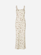 Stray Dott Sasunny Dress Womens Long Dress Linen Dress Samsoe Samsoe Clothing 