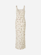 Stray Dott Sasunny Dress Womens Long Dress Linen Dress Samsoe Samsoe Clothing 