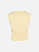 Ethereal Green Saanne Top Womens Button Up Sleeveless Top Samsoe Samsoe Clothing 
