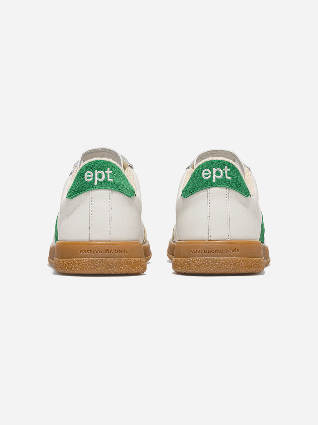 Off White Green Santos East Pacific Trade Sneakers Leather Suede Ortholite