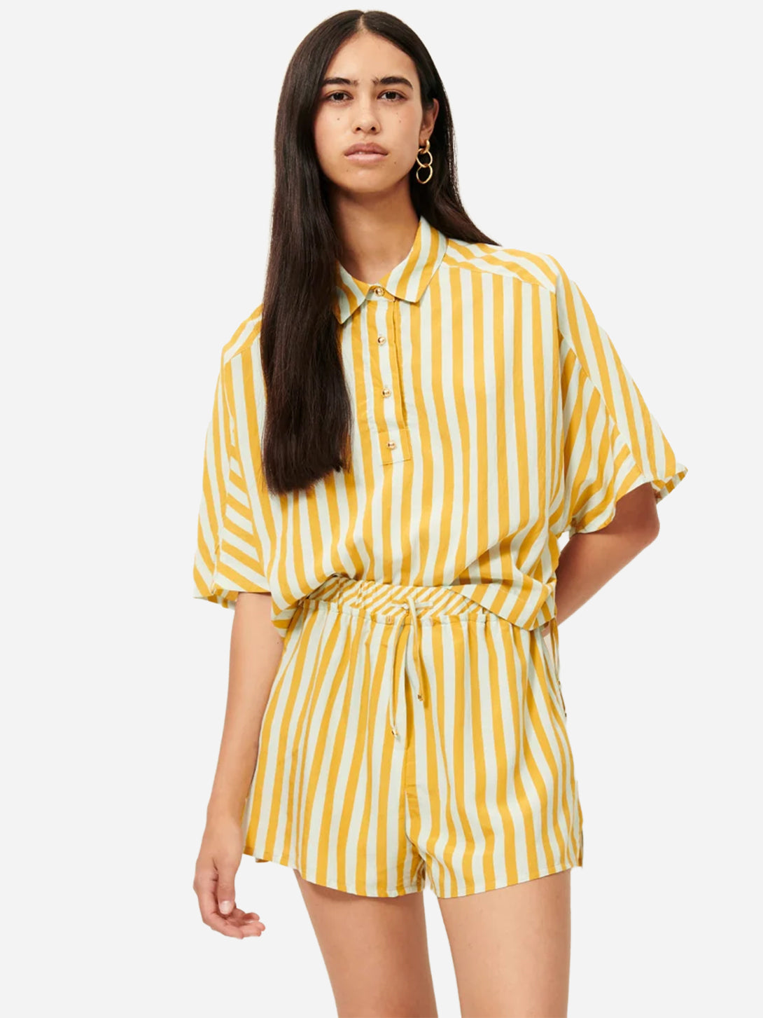 Lagune Agde Womens Striped Shorts Sessun Clothing 