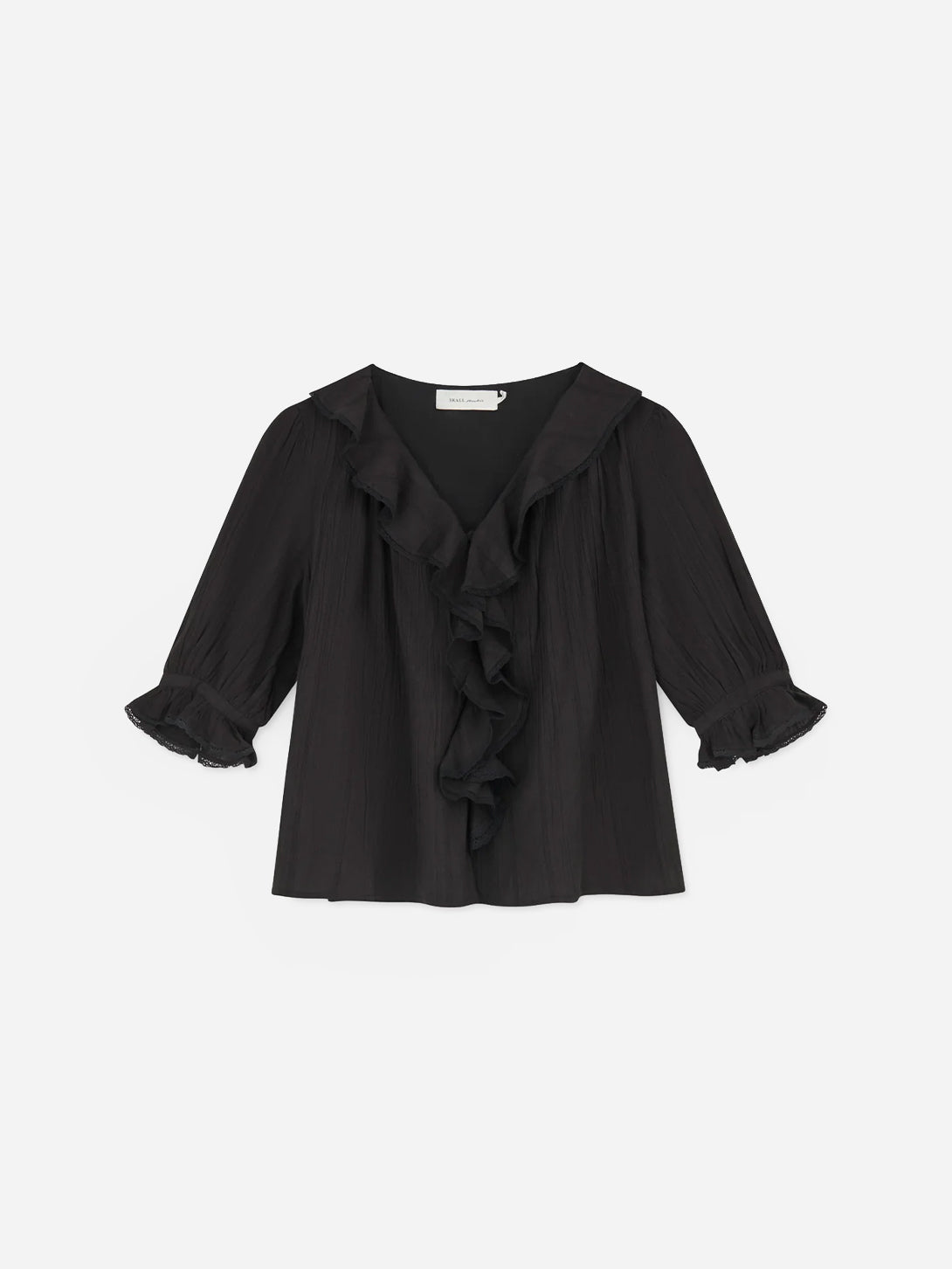 Black Clea Blouse Womens Black Shirt Skall Studio 
