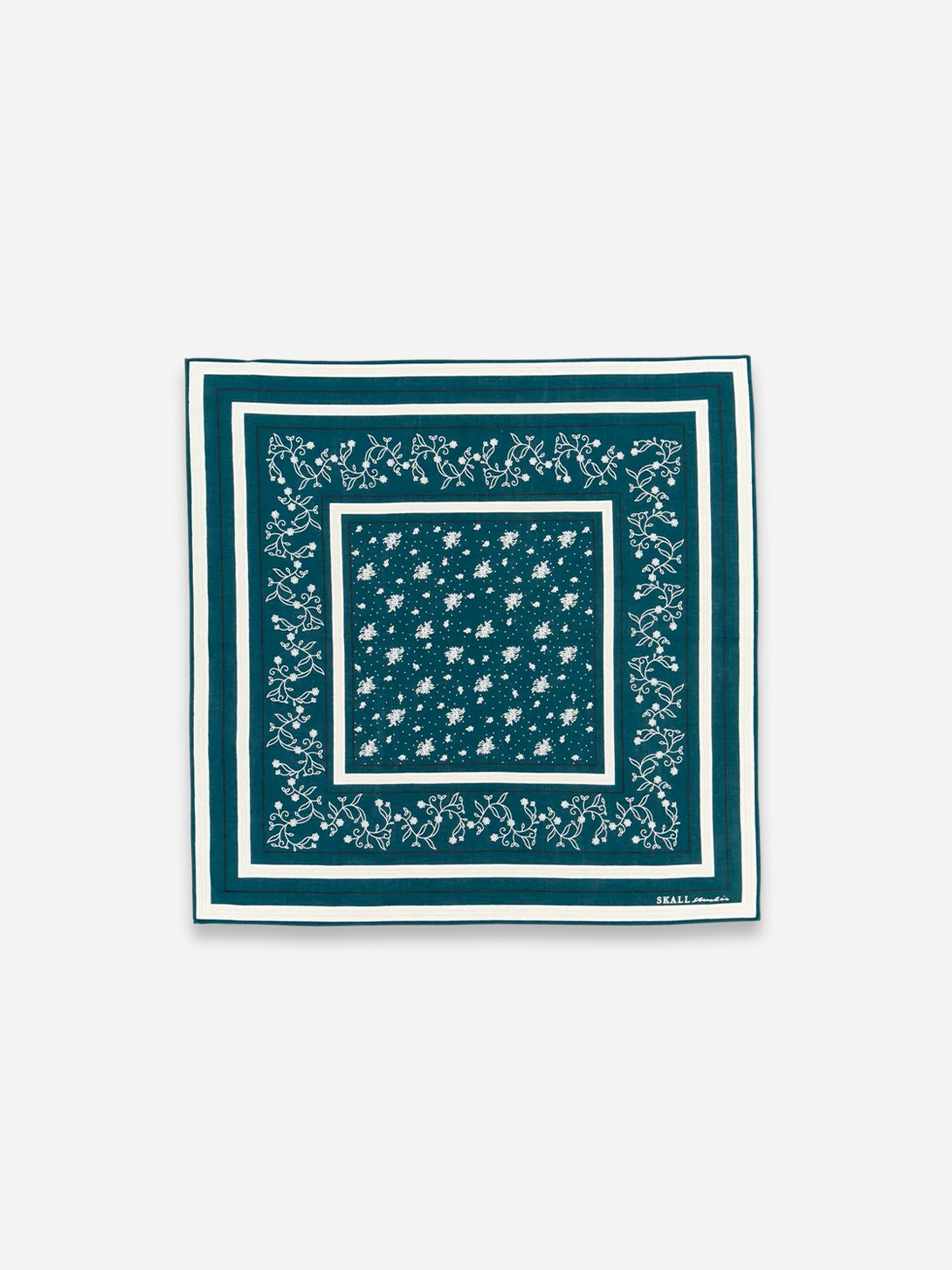 Pine Green Skall Classic Scarf 55x55 Skall Studio Womens Scarf