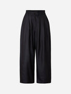 Noir Vernon Womens Black Lightweight Casual Pants Elastic Soeur Clothing 