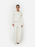 Almost White Sailors Jacket Womens White Jacket Stella Nova 