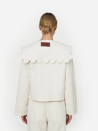 Almost White Sailors Jacket Womens White Jacket Stella Nova 