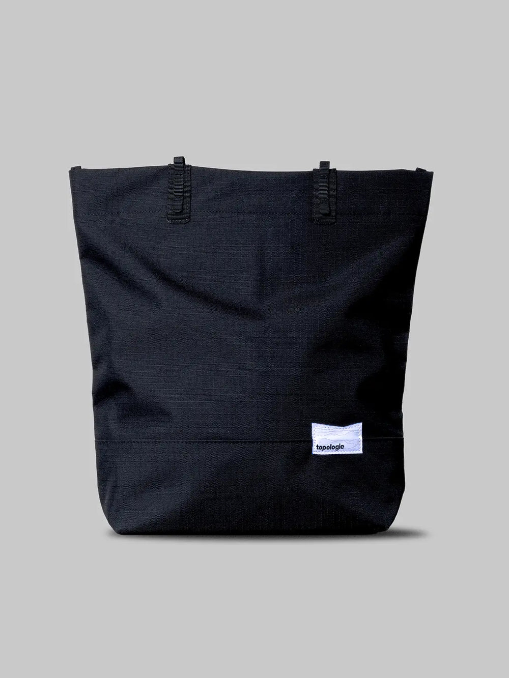 Black Topologie Loop Tote Bag