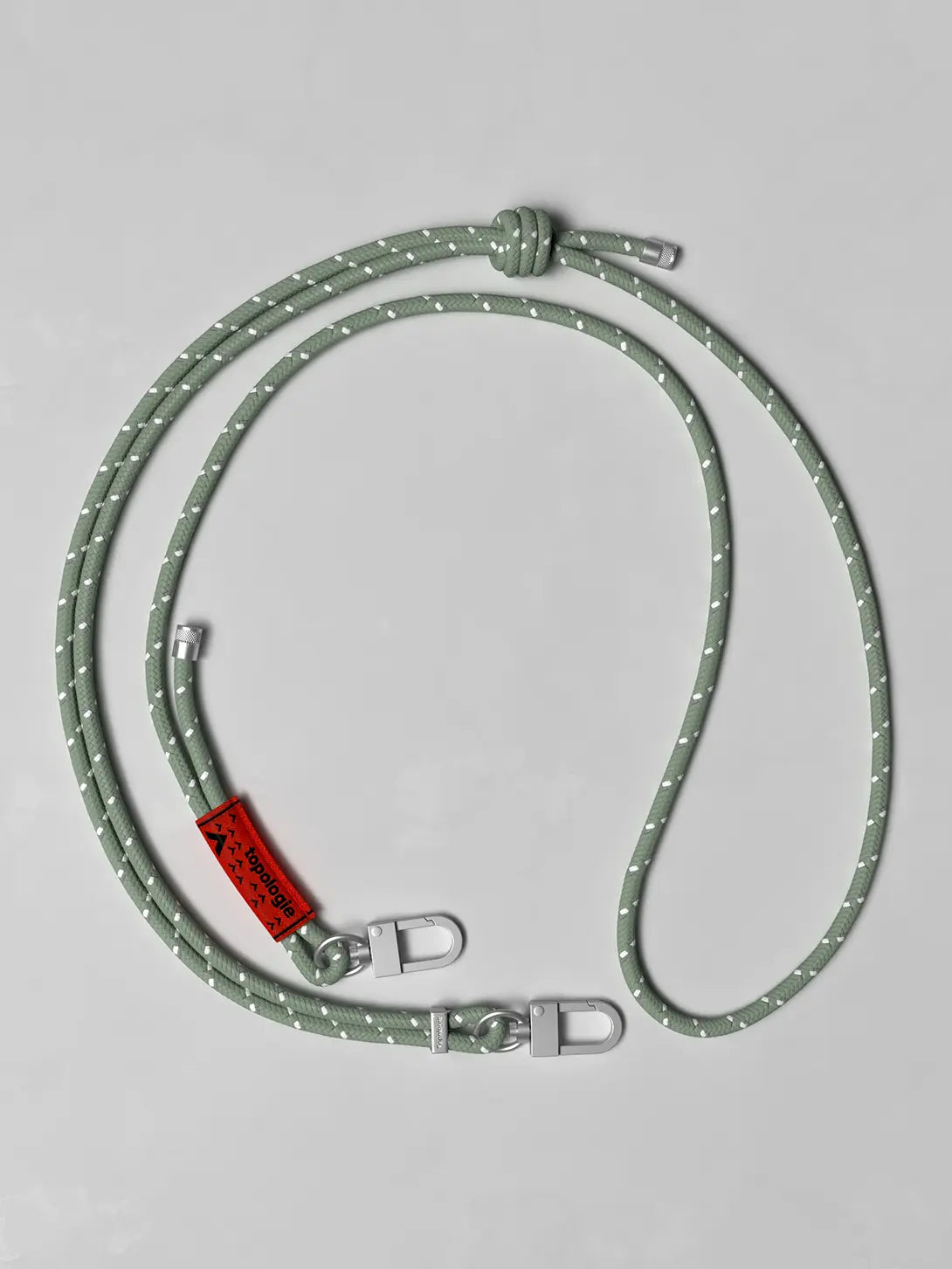Sage Reflective Topologie 6mm Rope Strap