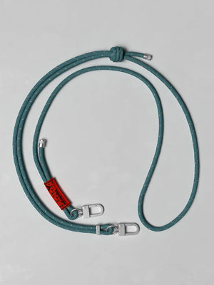Teal Reflective Topologie 6mm Rope Strap