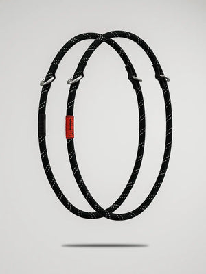 Black Reflective Topologie Rope Loop 10mm