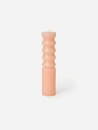 Blush Totem Candle - Large Areaware Home Candle Stick