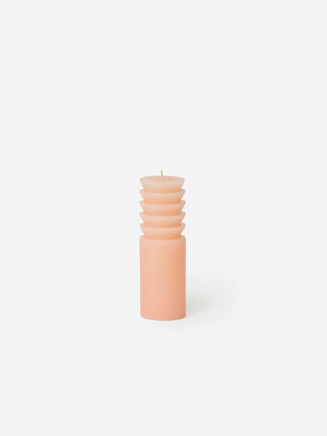 Blush Totem Candle - Medium Areaware Candle Stocks Home Decor 