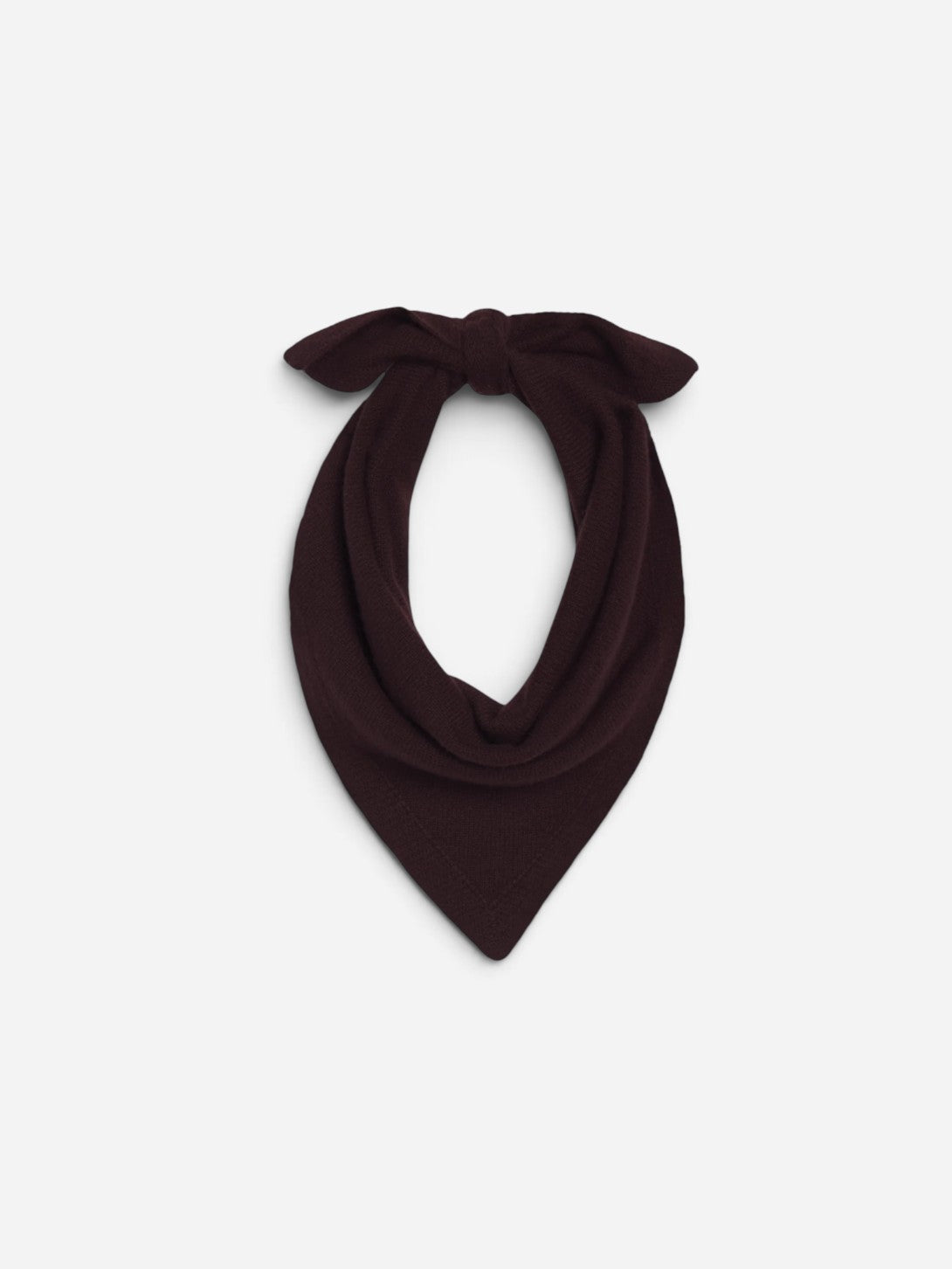 Dark Brown Triangle Scarf Womens Scarf Almina Concept