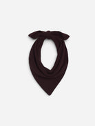 Dark Brown Triangle Scarf Womens Scarf Almina Concept