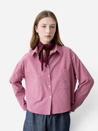 Burgundy Triangle Merino Womens Scarf Diarte 
