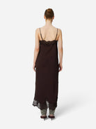 Dark Brown Underlayer Lace Dress Womens Stella Nova Dress 
