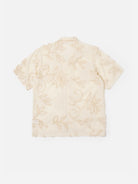 Flower Ecru Road Shirt Mens Striped Camp Collar Shirt Universal Works 