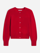 Red Knit Cardigan Womens Button Up Green Cardigan Almina Concept 
