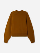 Bronze Dalan Womens Sessun Crew Neck Sweater Merino Wool 